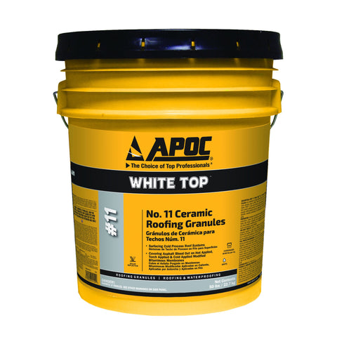 APOC<sup>®</sup> 11 White Top No. 11 Ceramic Roofing Granules